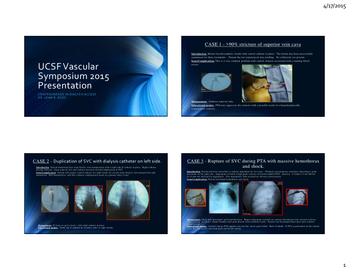 ucsf vascular symposium 2015 presentation