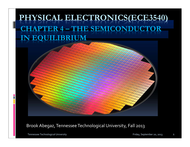 physical electronics ece3540