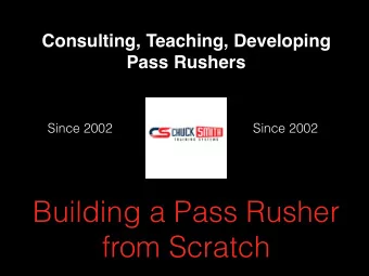 Building a Pass Rusher  from Scratch  Since  2002  Big Skill Pass Rush System  V.G.H.H Vision