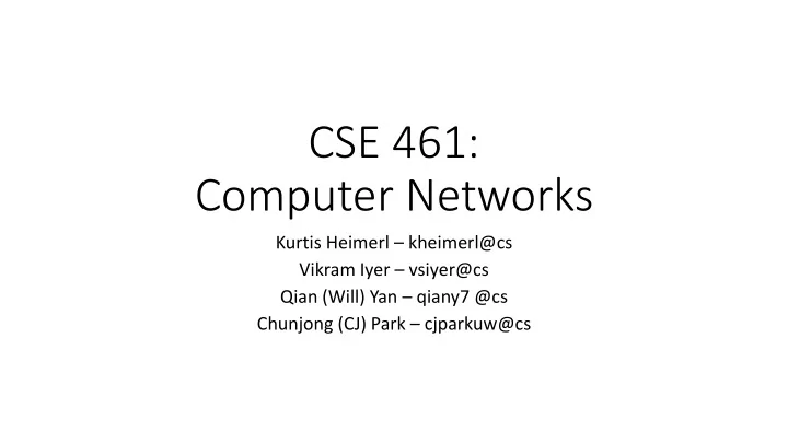 computer networks