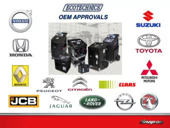 OEM APPROVALS  PSA Peugeot Citroen  ECK4000-PSA  ECK3900 Premium  ECK3900 Premium-HFO  ECKTWIN PSA