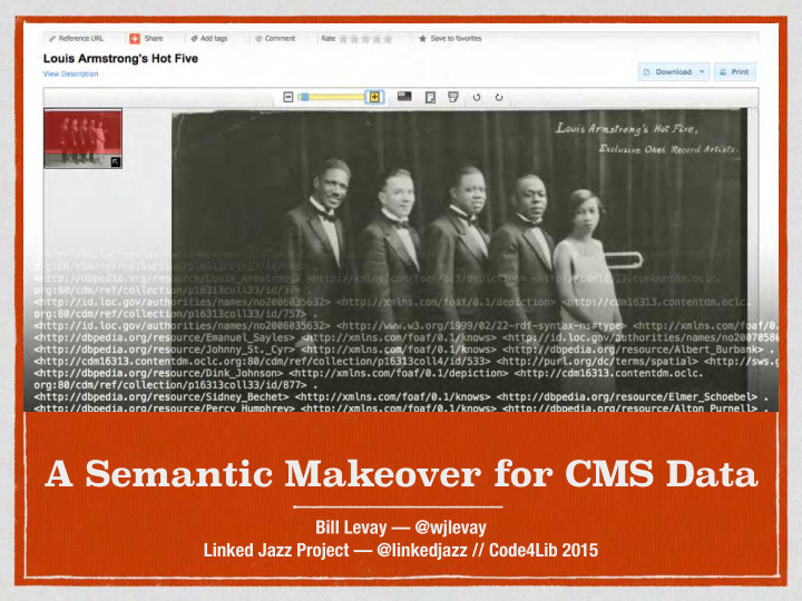 a semantic makeover for cms data