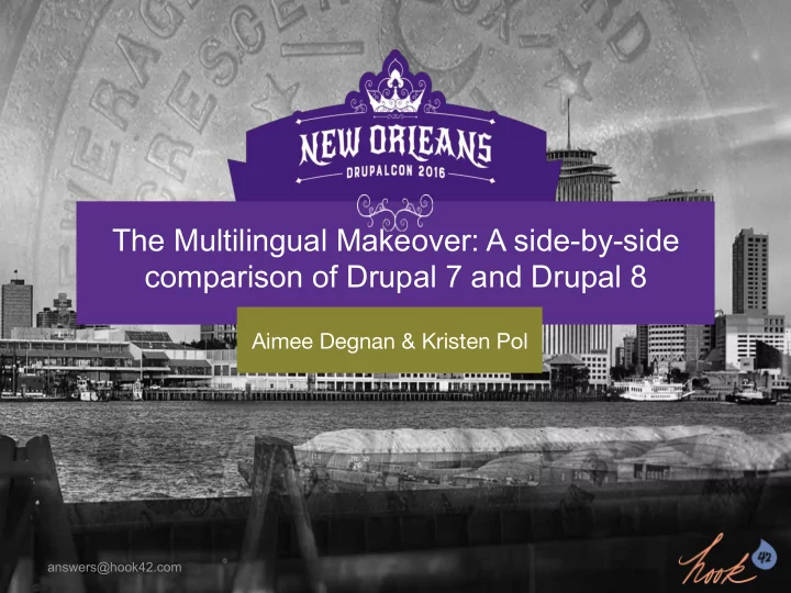 the multilingual makeover a side by side comparison of