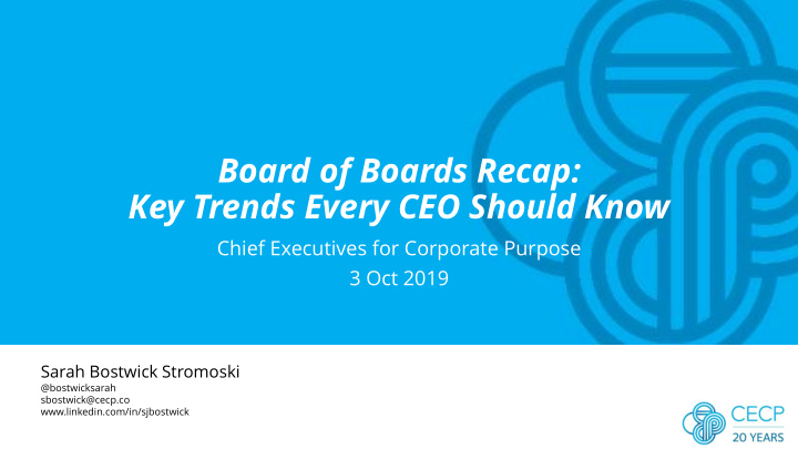 key trends every ceo should know