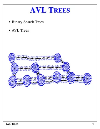 Binary Search Trees   A binary search tree is a binary tree T such that  - each internal node