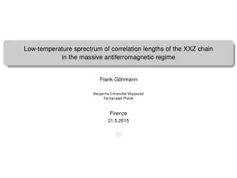 Low-temperature sprectrum of correlation lengths of the XXZ chain  in the massive antiferromagnetic
