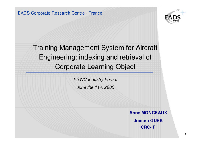 training management system for aircraft engineering