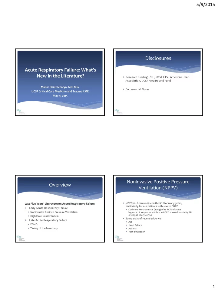 disclosures