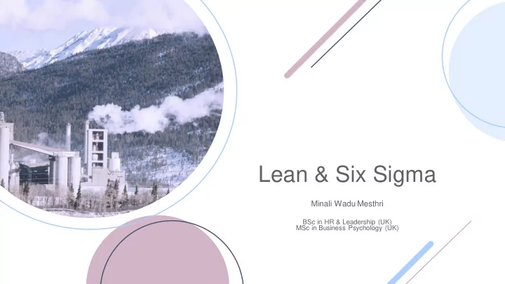 lean six sigma
