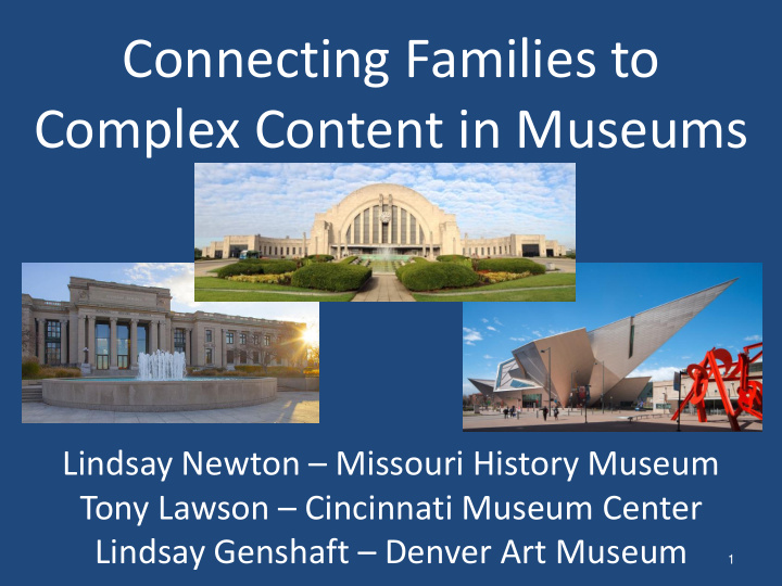 complex content in museums