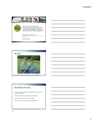 2/28/2020 NC Department of Health and Human Services Fertility Awareness Based Methods of Family