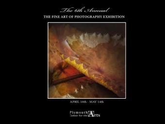 Tie 6th Annual  THE FINE ART OF PHOTOGRAPHY EXHIBITION  APRIL 10th - MAY 14th  CATAGORY:  COLOR