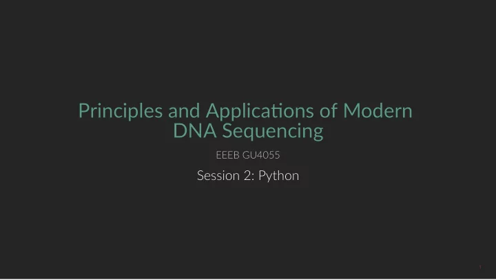 principles and applica ons of modern principles and