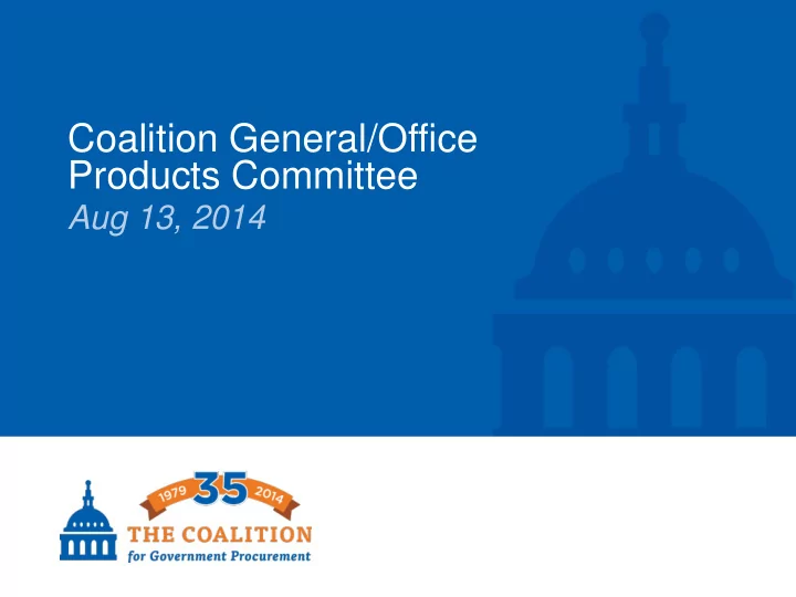 products committee