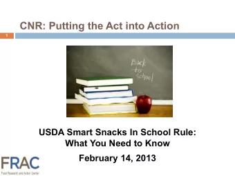 Healthy, Hunger-Free Kids Act  2  The Healthy, Hunger-Free Kids Act gave USDA:  Authority to