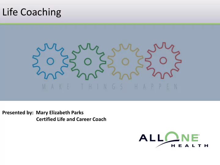 life coaching