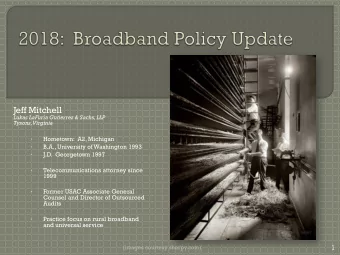 Jeff Mitchell  Lukas LaFuria Gutierrez &amp; Sachs, LLP  Tysons,Virginia  Hometown: A2, Michigan
