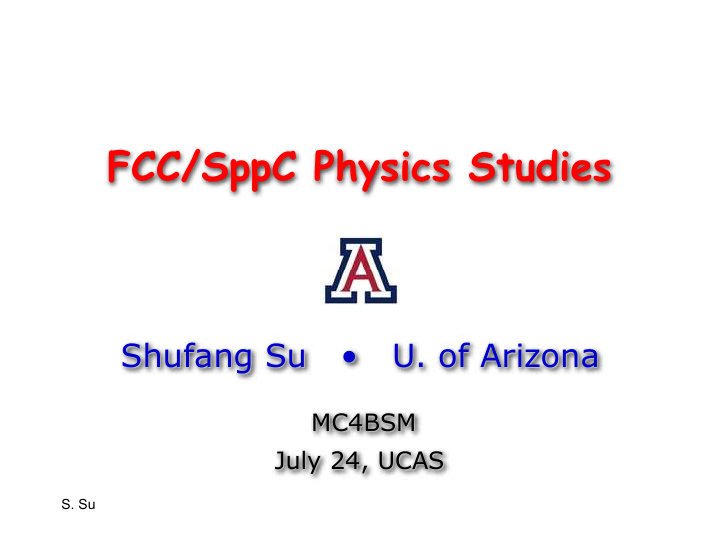 fcc sppc physics studies