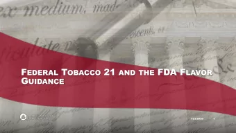 THE PUBLIC HEALTH LAW CENTER  1/22/2020  2  1/22/2020  3  LEGAL TECHNICAL ASSISTANCE  Legal