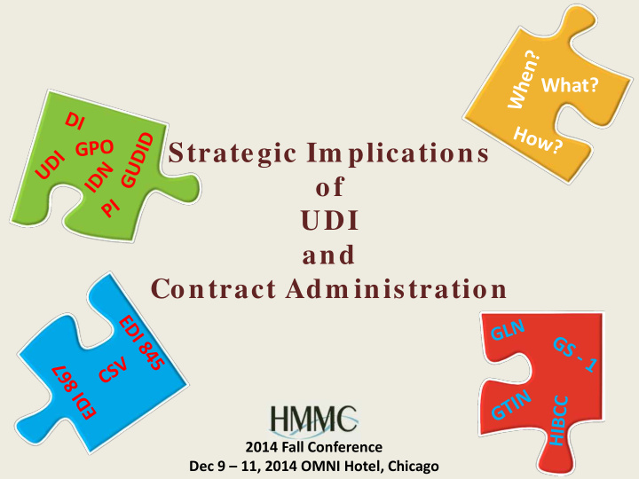 strategic im plications of udi and contract adm
