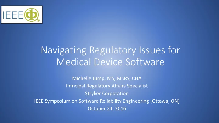 medical device software