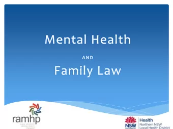 Mental Health v Mental Health Issue v Mental Illness  Recognising a mental illness