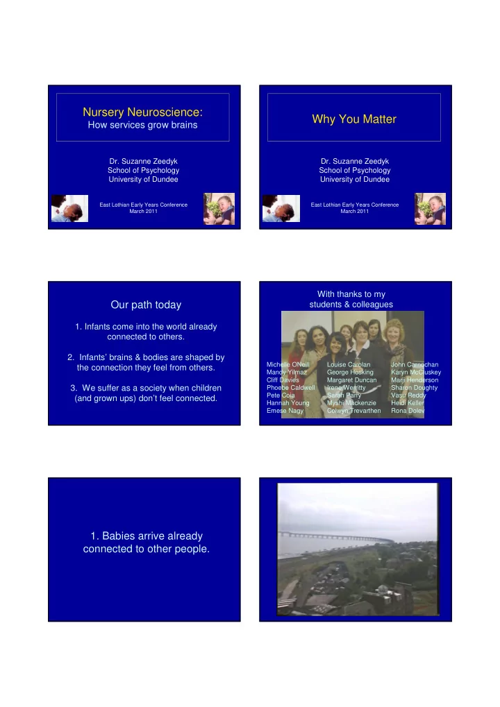 nursery neuroscience why you matter
