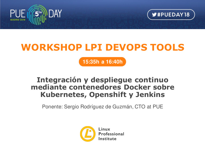 workshop lpi devops tools