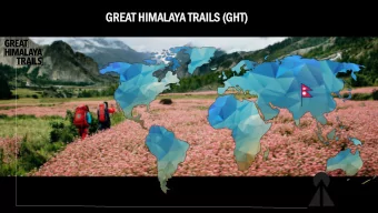 GREAT HIMALA  LAYA TR  TRAILS (G  (GHT)  T)  88% of trekkers are concentrated in  Spreading tourism