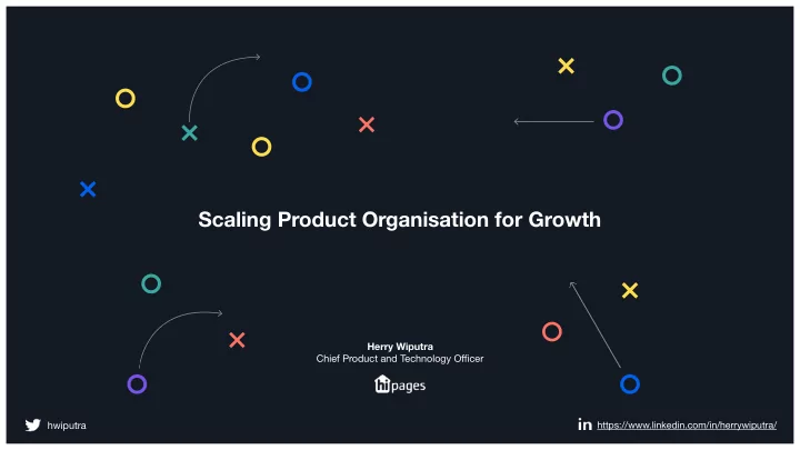 scaling product organisation for growth