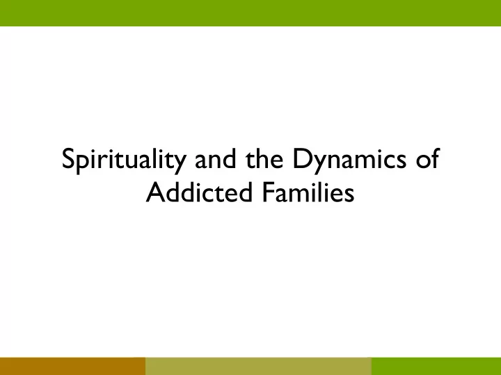 addicted families addiction is a systemic problem roles