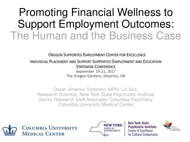 support employment outcomes