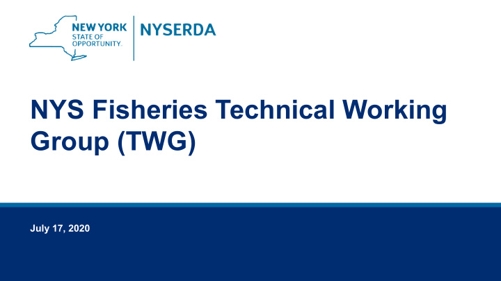 nys fisheries technical working group twg