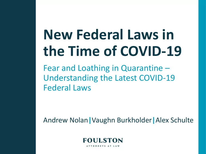 the time of covid 19