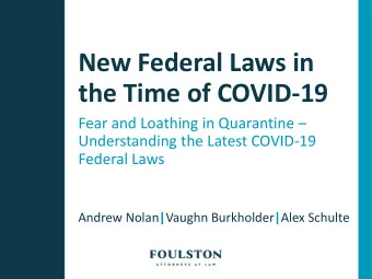 the Time of COVID-19 Fear and Loathing in Quarantine   Understanding the Latest COVID-19