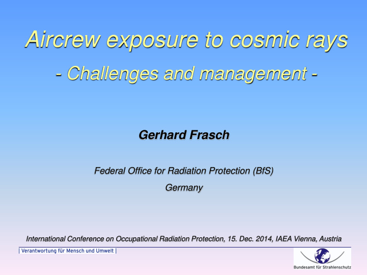 aircrew exposure to cosmic rays