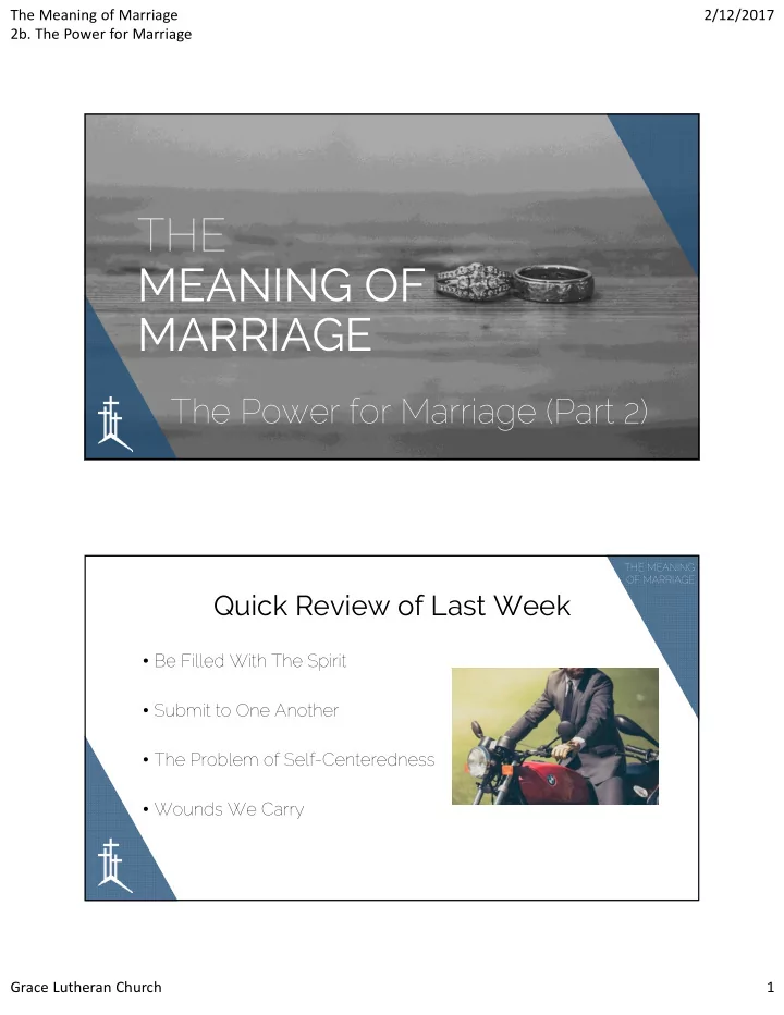 the meaning of marriage