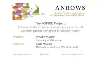 Cathy Vaughan, Adele Murdolo,  Linda Murray, Erin Davis,  Jasmin Chen, Regina Quiazon,  Deb Warr,