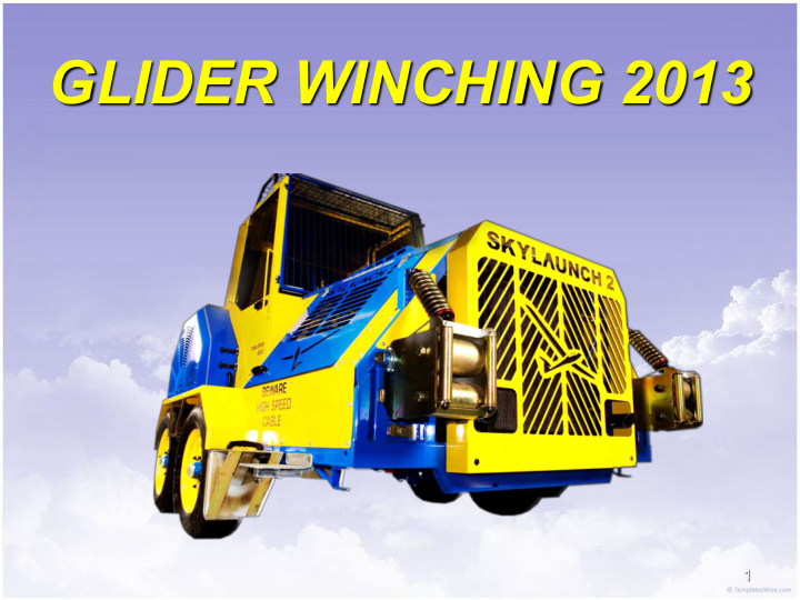 glider winching 2013