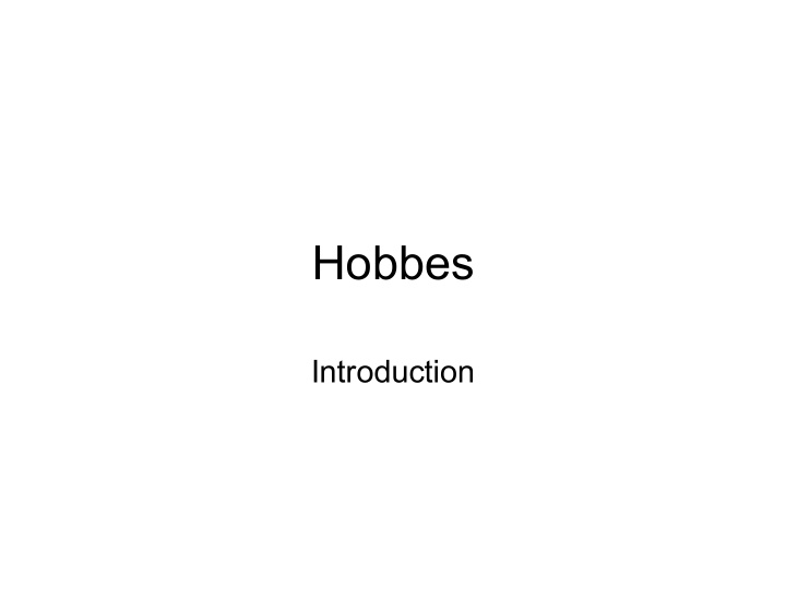 hobbes