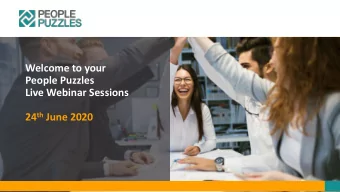 Live Webinar Sessions 24 th June 2020  Risk-free, affordable access to hard-  hitting HR superstars