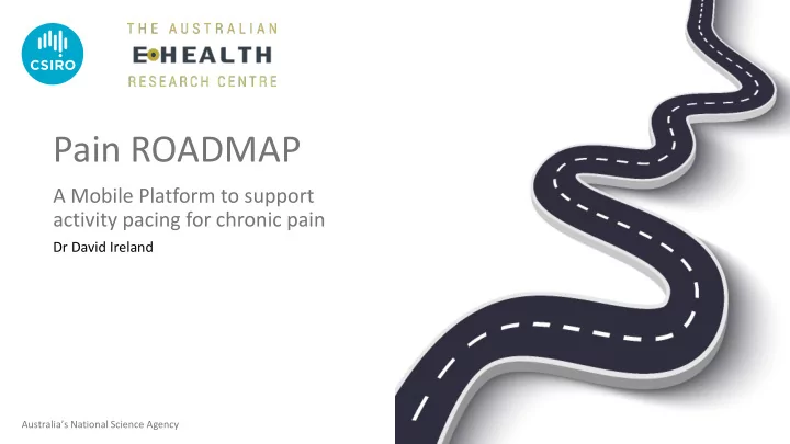 pain roadmap