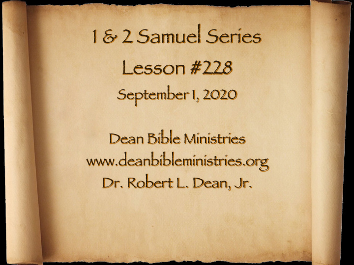 1 2 samuel series lesson 228