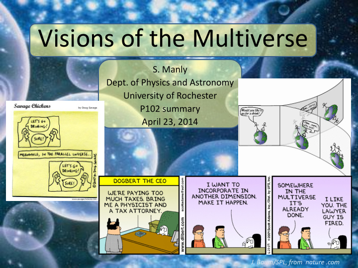 visions of the multiverse