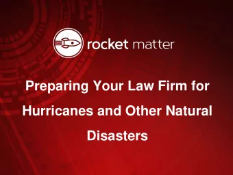 Preparing Your Law Firm for  Hurricanes and Other Natural  Disasters  Im Larry Port  Husband.
