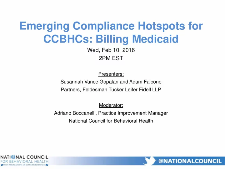 ccbhcs billing medicaid
