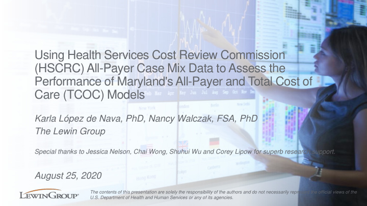 hscrc all payer case mix data to assess the