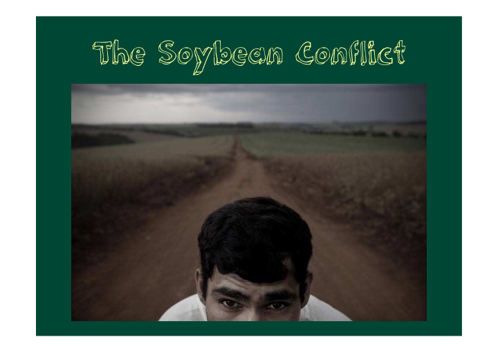 the soybean conflict paraguay paraguay