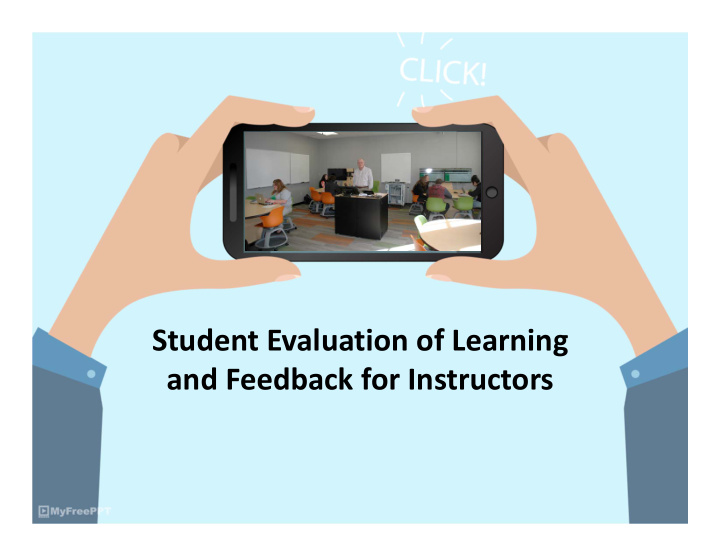 student evaluation of learning and feedback for