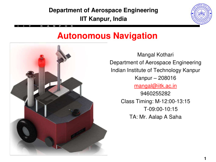 autonomous navigation